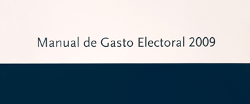 Manual de gasto electoral – 2009