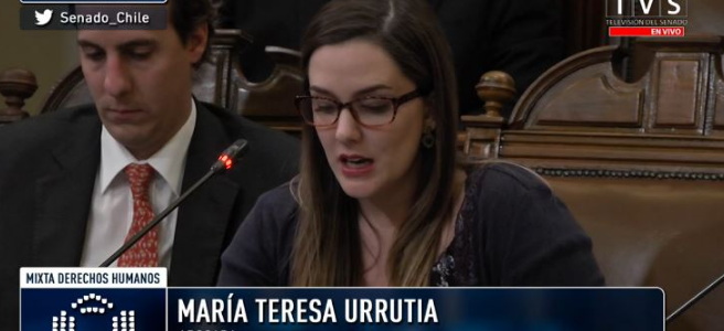 María Teresa Urrutia expuso en comisión de Ley de Identidad de Género