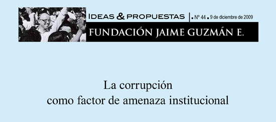 La corrupción como factor de amenaza constitucional