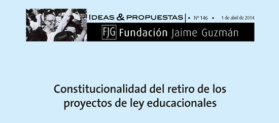 Constitucionalidad del retiro de los proyectos  de ley educacionales