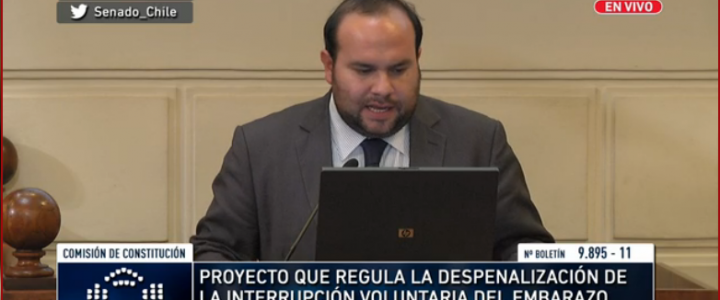 FJG expone ante la comisión de Constitución del Senado por Aborto en 3 causales