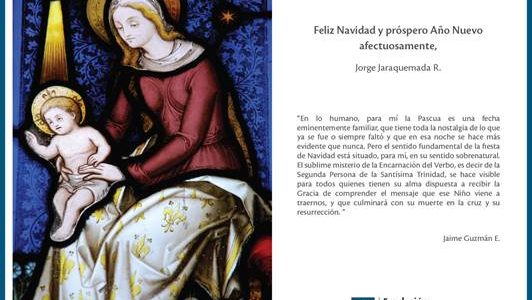 Feliz Navidad y Próspero año nuevo