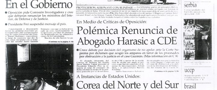 Especial sobre la fuga de los asesinos de JGE hace 20 años en El Mercurio