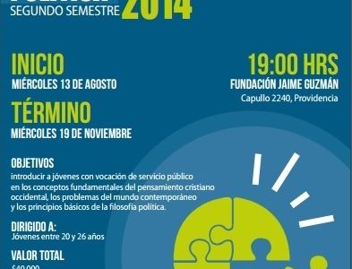 Se abren las inscripciones para el Curso de Formación Política