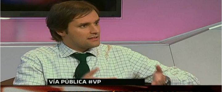 Jaime Bellolio, debate acerca del movimiento estudiantil en Vía Pública, TVN 24 horas