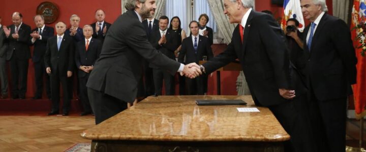 Saludamos a las nuevas autoridades del Gabinete del Presidente Piñera
