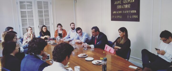 Germán Concha visitó la FJG para conversar sobre constitucionalismo