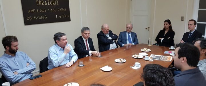 Senador Juan Antonio Coloma visitó la Fundación Jaime Guzmán