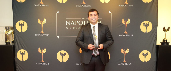 Felipe Crespo gana el premio Youth Leadership Award de los Napolitans 2021